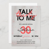 Bespreek 30 voor me de Kaart van de 30e verjaardag (Voorkant / Achterkant)