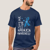 Bespreek Apraxia Bewustheid T-shirt (Voorkant)