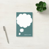 Bespreek Beloofd Gepersonaliseerd Zee Groene Douan Post-it® Notes (Kantoor)