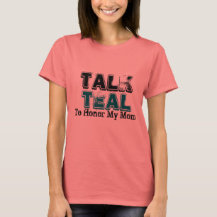 Bespreek Blauwgroen ovariumkanker voor moedershirt T-shirt