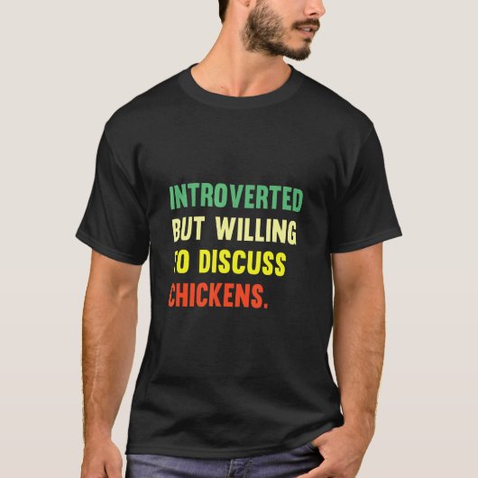 Bespreek de kip t-shirt (Voorkant)