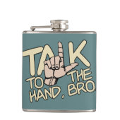 Bespreek met de handkolf heupfles (Voorkant)