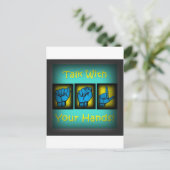 Bespreek met uw handen (2) briefkaart (Staand voorkant)