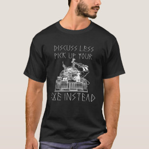 Bespreek Minder Haal Uw Ax Viking Odin Valhall op T-shirt