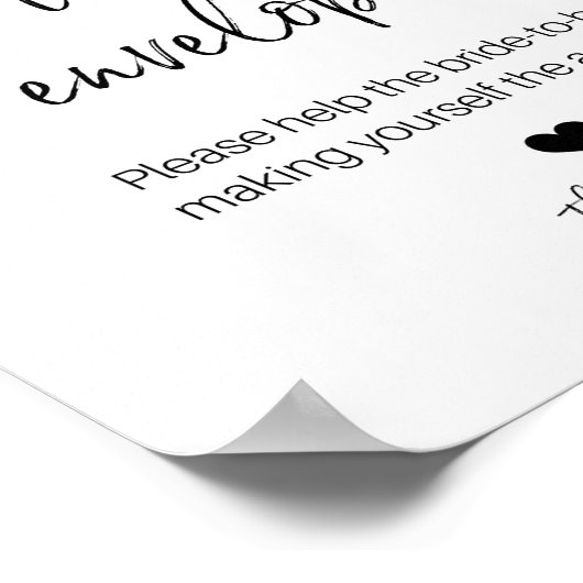 BESPREK HET ENVELOPE VOOR HET poster VAN DE SHOWER (Hoek)