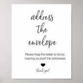 BESPREK HET ENVELOPE VOOR HET poster VAN DE SHOWER (Voorkant)