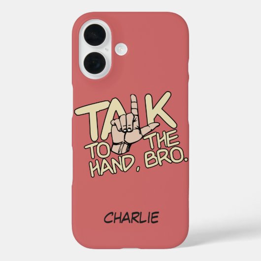Bespreking met de handdouanenaam Case-Mate iPhone case (Achterkant)