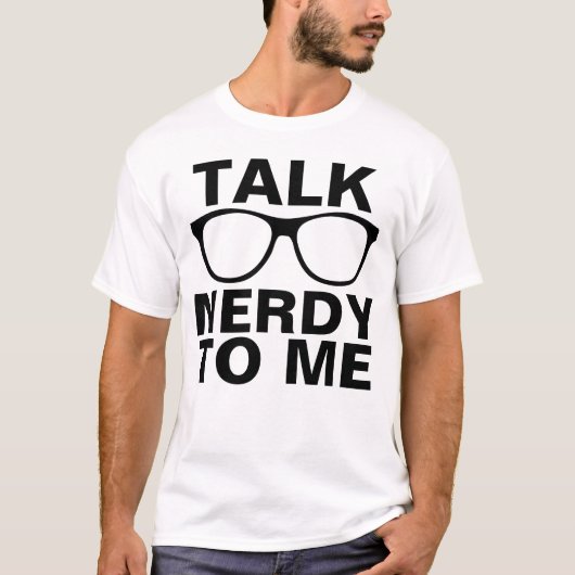 BESPREKING NERDY AAN ME grappige T-shirts (Voorkant)