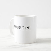 Bespreking nerdy aan me koffiemok (Voorkant links)
