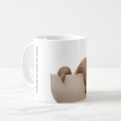 "Besprekingen in een Bowl" Slote Mok (Voorkant links)