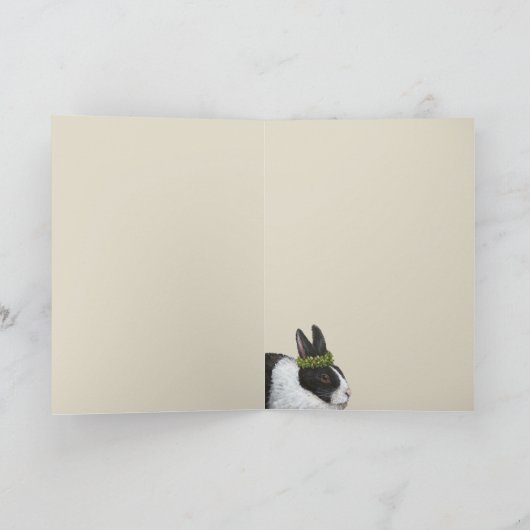 Bess the bunny card kaart (Binnen)