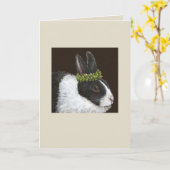 Bess the bunny card kaart (Gele Bloem)