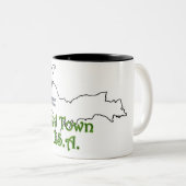 Bessemer Michigan, weed Town USA Coffee Mok (Voorkant rechts)