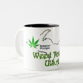 Bessemer Michigan, weed Town USA Coffee Mok (Voorkant links)