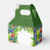 Bessen Aardbeienbessenzoet Baby shower Bedankdoosjes (Achterkant)