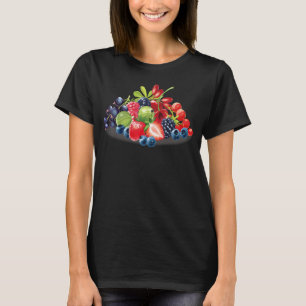 Bessen Alle Soorten Aardbei Bosbes Frambozen T-shirt