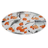 Bessen, bladeren waterverf, inktillustratie, naad snijplank (Hoek)