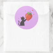 Bessen Bliss Klassieke Ronde Sticker (Tas)