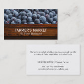 Bessen / Boerenmarkten Visitekaartje (Voorkant / Achterkant)