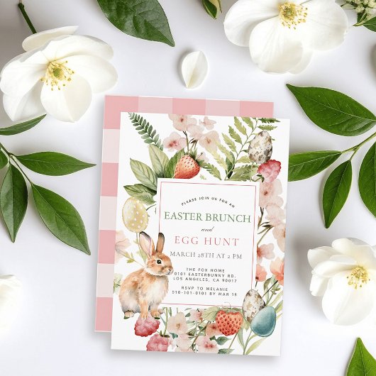 Bessen & Bunny Berry Zoete Pasen Brunch Kaart
