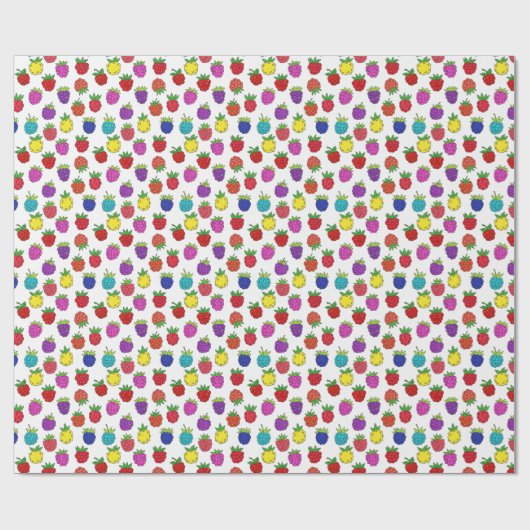 bessen cadeaupapier (Vlak)