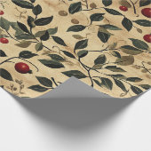 Bessen Christmas Art Cadeaupapier (Hoek)