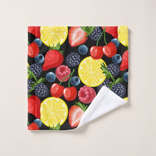 Bessen & Citrus Bliss Bad Handdoek (Wasdoekje)