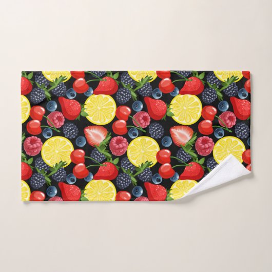 Bessen & Citrus Bliss Bad Handdoek (Handdoek)