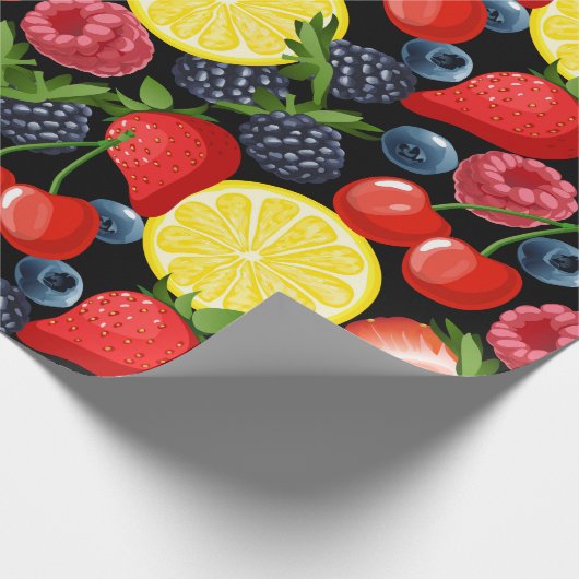 Bessen & Citrus Delight Cadeaupapier (Hoek)