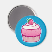 bessen cupcake magneet (Voorkant / Achterkant)