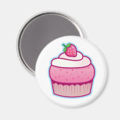 bessen cupcake magneet (Voorkant / Achterkant)