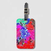 BESSEN EN BLADEREN BAGAGELABEL (Voorkant (verticaal))