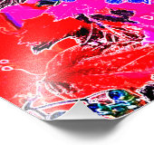 BESSEN EN BLADEREN FOTO AFDRUK (Hoek)