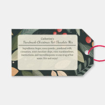 Bessen en Bladeren Kerst Warme Chocolademix