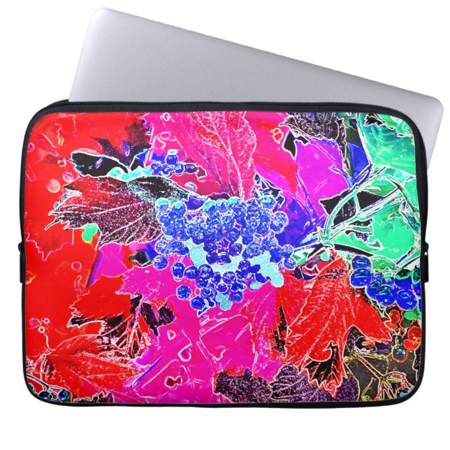 BESSEN EN BLADEREN LAPTOP SLEEVE (Voorkant)