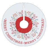Bessen en bladeren rode kerstvakantie kerstboom rok (Voorkant)