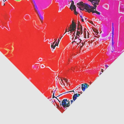 BESSEN EN BLADEREN TISSUEPAPIER (Detail)