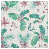 Bessen en bloemen stof (Swatch)