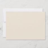 bessen en blozen bloemen doop foto uitnodiging (Achterkant)