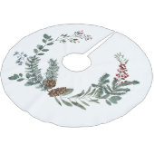 Bessen en pinecones kerstboom rok (Gekanteld)