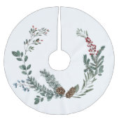 Bessen en pinecones kerstboom rok (Voorkant)