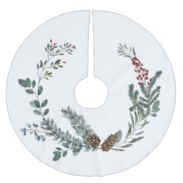 Bessen en pinecones kerstboom rok