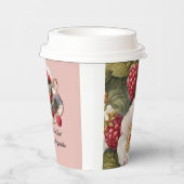 Bessen- en Thee Bruidsmeisjesfeest Thee Take-away  Papieren Bekers (Rechts)