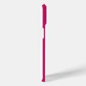 Bessen- en witte gemerkte strepen Case-Mate iPhone case (Achterkant / Rechts)