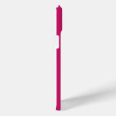 Bessen- en witte gemerkte strepen Case-Mate iPhone case (Achterkant / Rechts)