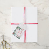 Bessen & Eucalyptus Kerstmis Cadeaulabel (Met Touw)