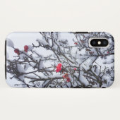 Bessen in de sneeuw Case-Mate iPhone case (Achterkant (horizontaal))