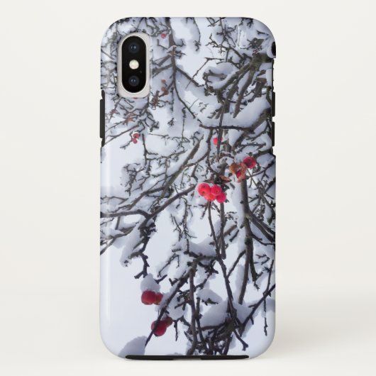 Bessen in de sneeuw Case-Mate iPhone case (Achterkant)
