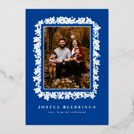 BESSEN IN FOLIE VORMEN LIJST VAN PHOTOCARD FOLIE FEESTDAGENKAART