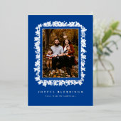 BESSEN IN FOLIE VORMEN LIJST VAN PHOTOCARD FOLIE FEESTDAGENKAART (Staand Voorkant)